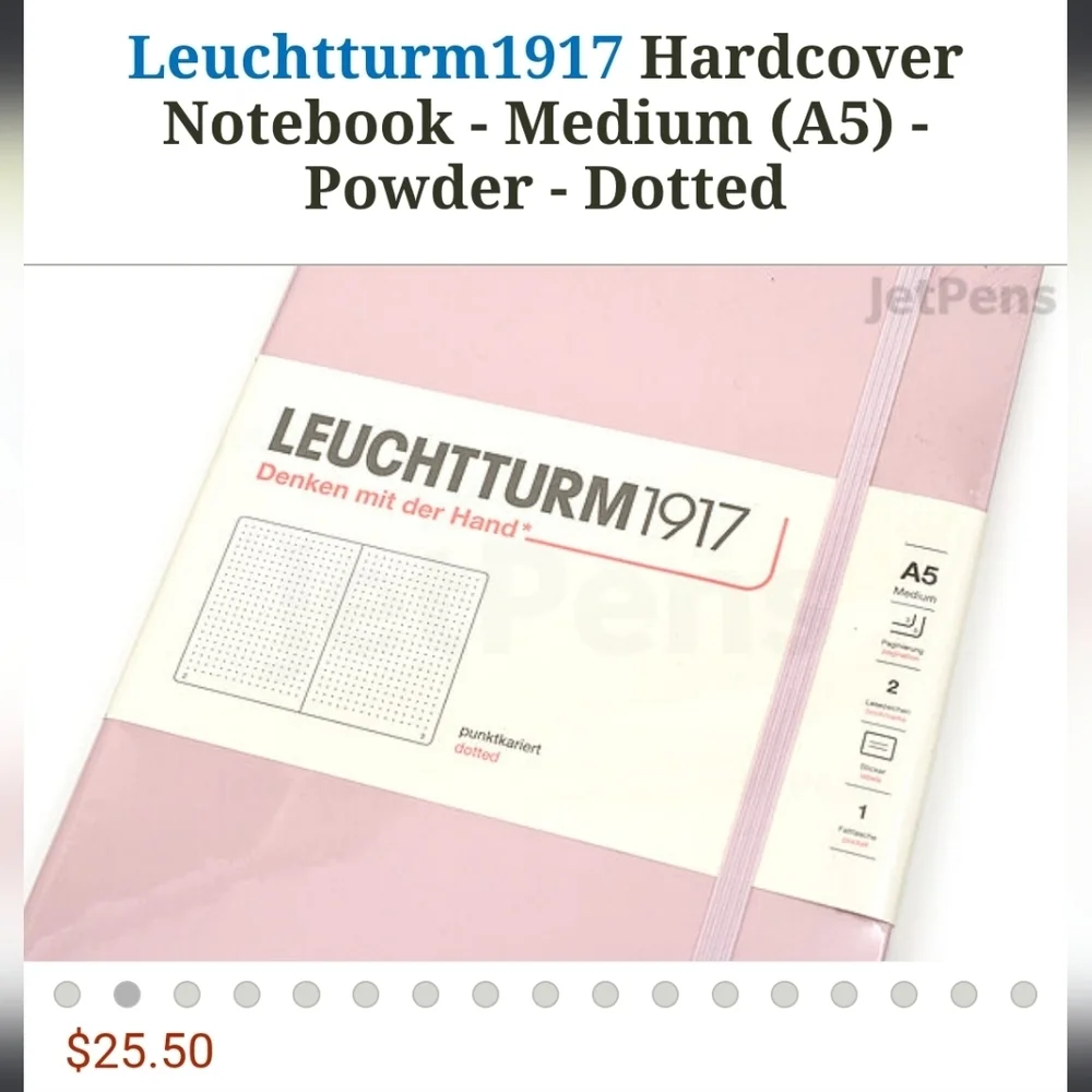 ❤️BUY 5 GET 3 FREE  Notebook Medium (A5) Hardcover, 251 numbered pages, dotted